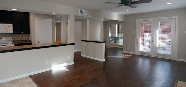 The French doors open to a large private patio - 6723 Eastridge Dr