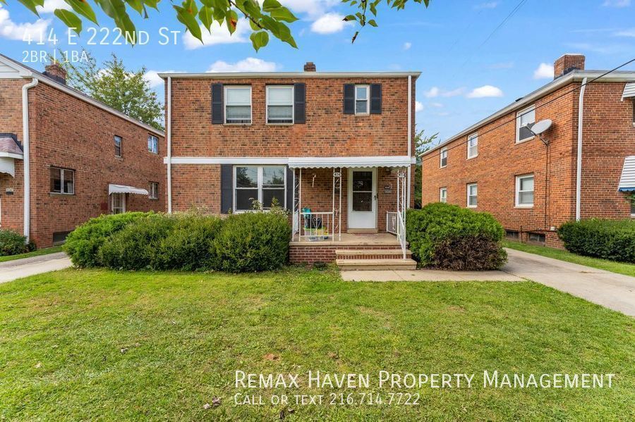 414 E 222nd St DN, Euclid Spacious 2 bedr... Townhouse for Rent in