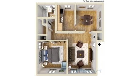 1HAB/1BA - Riverpoint
