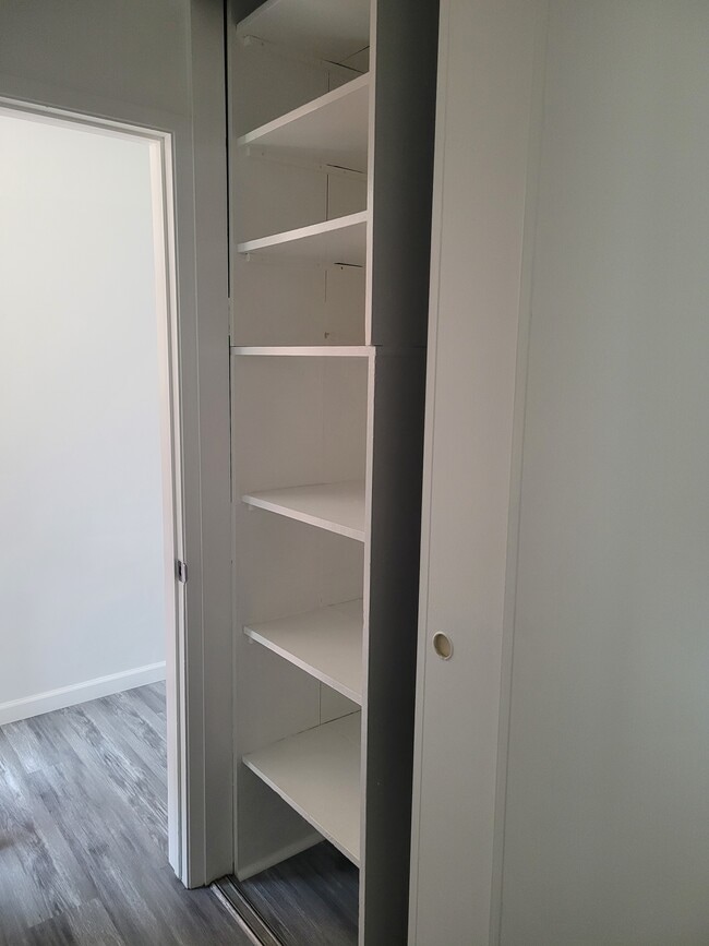 Closet with Shelves - 609 De la Vina St