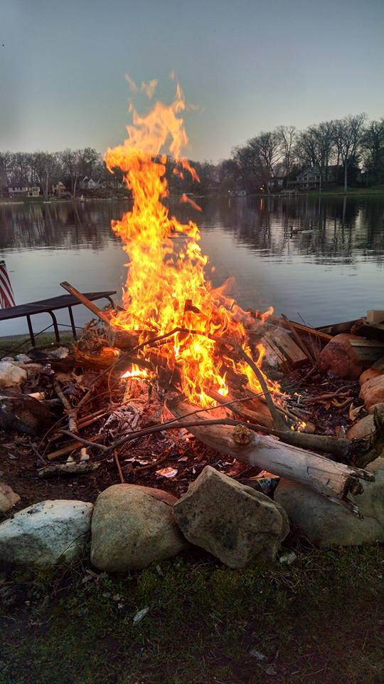 Back Yard Fire Pit - 4335 Ormond Dr
