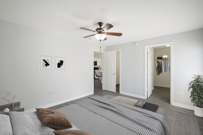 2BR, 2BA - 1,230 SF - Primary Bedroom - Valley View Estates
