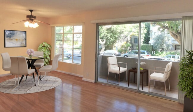 Balcony opening to the livingroom - 1651 Camden Ave