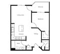 1 Bed 1 Bath | 700 sqft