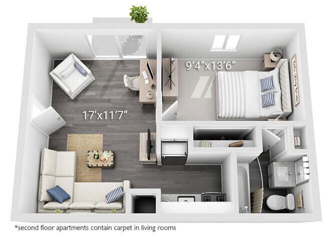 Pepperwood Townhomes & Gardens – A1 - Junior