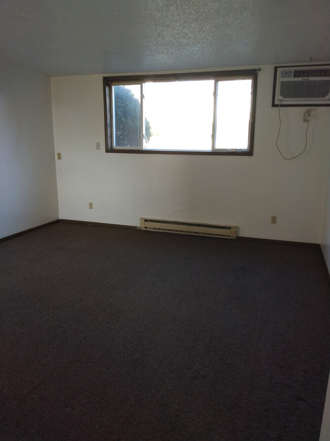 living room with window unit - 509 Rosemere Ln
