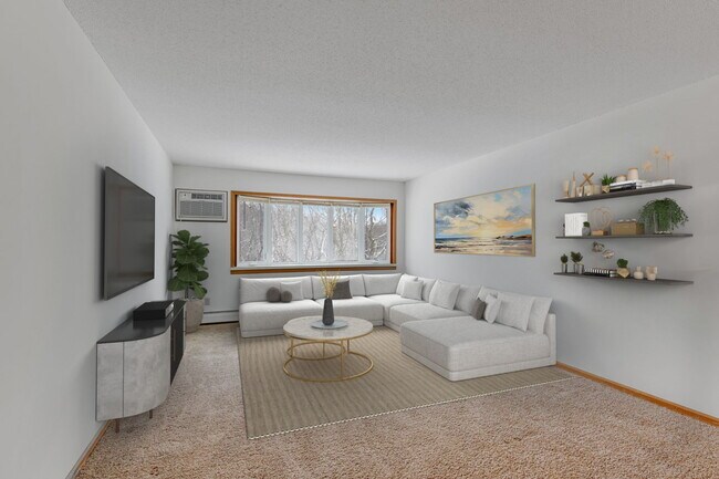 Amplia sala de estar - Applewoods Apartments