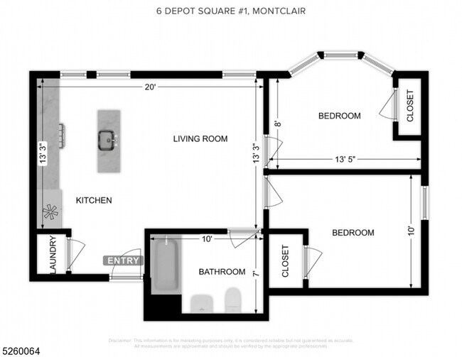 Plano de planta - 6 Depot Sq