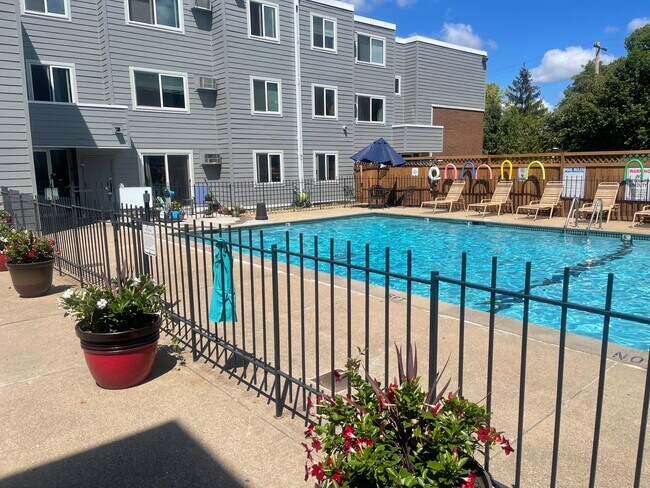 Enclosed pool loacted in private courtyard, conveniently accessible from unit. - 333 8th St SE