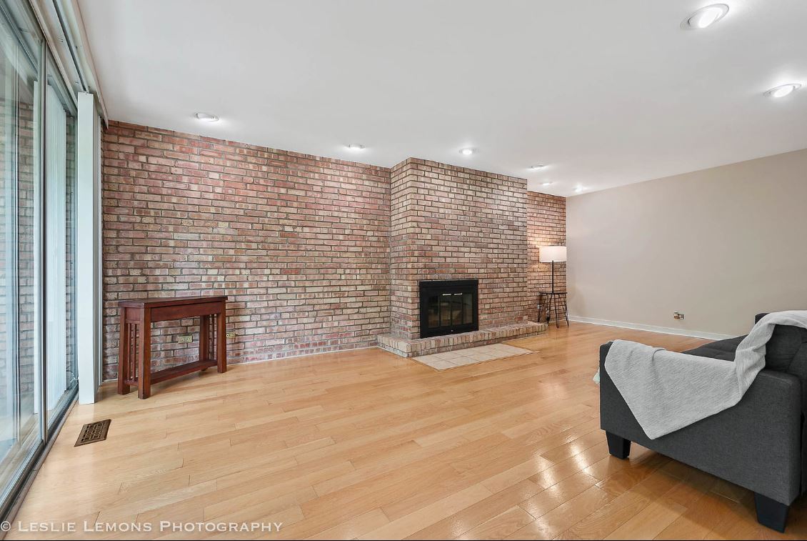 Living Room & Fireplace - 5600 Hillcrest Ln