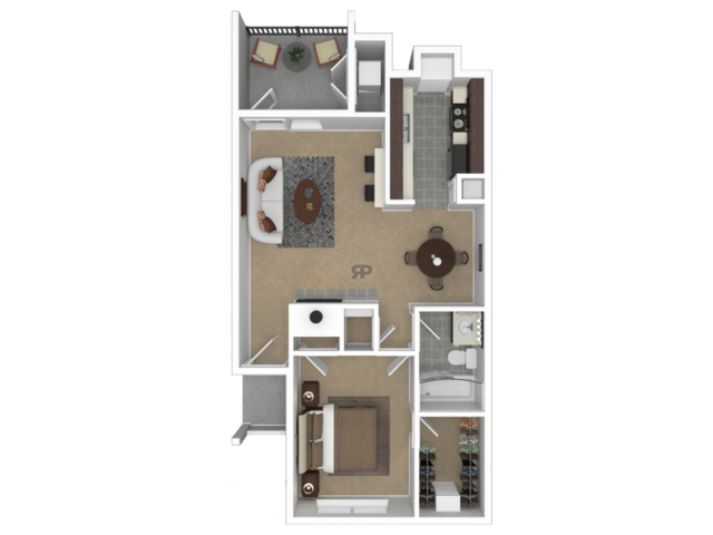 1 habitación / 1 baño - CityParc