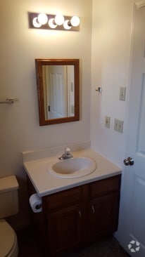 Vanity & mirror - 216 W Pierce St