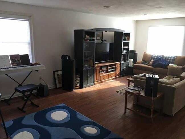 1st floor living room with entertainment center - 137 East Pendle Street