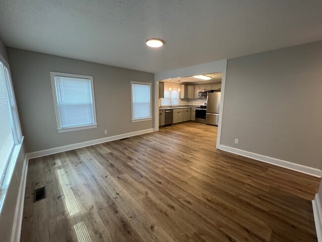 Living Room open to Kitchen - 2419 E Lexington Ave