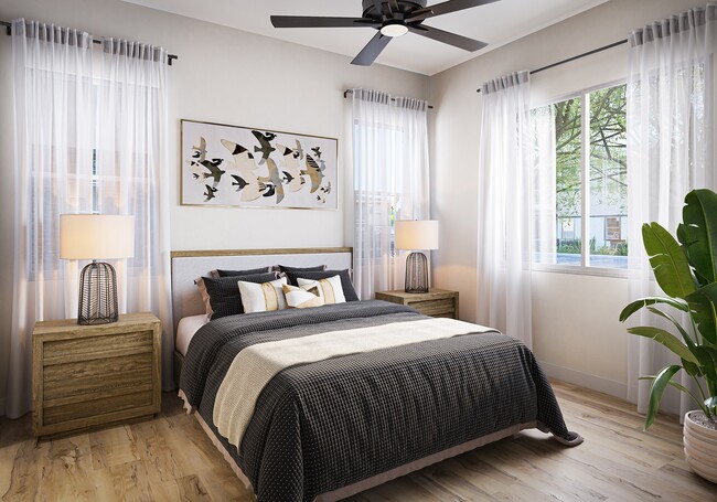 Bedroom, 2 Bedroom Floorplan - Solstice Marana