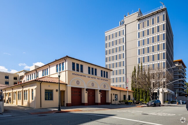 Downtown San Mateo is home to the San Mateo Fire Department headquarters.