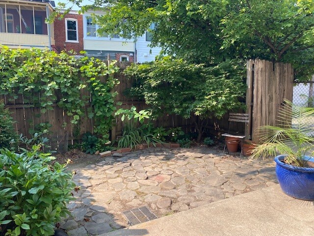 Backyard Patio - 214 Rhode Island Ave NW