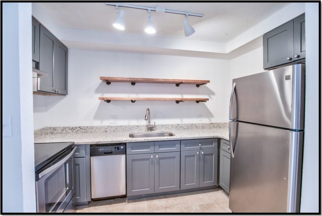 1Bed 1Bath Kitchen - Midtown Place
