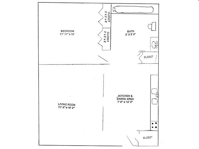 1HAB/1BA - Swan Creek Apts
