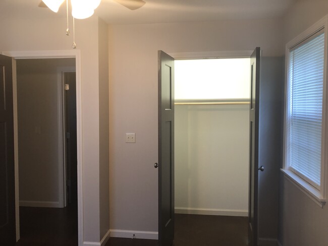 Bedroom #2 closet door & hallway to master bedroom - 81 Villa Lane