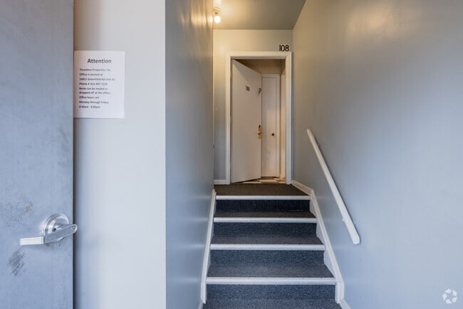 Interior Staircase - Detroit Luxury Living Apartments
