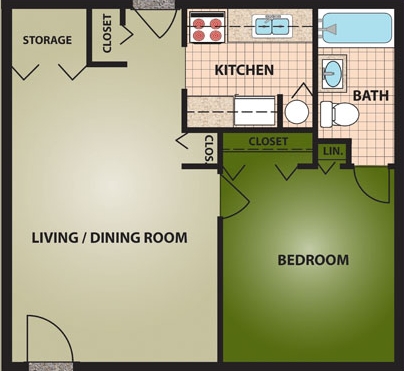 1BR/1.5BA - Englewood Village