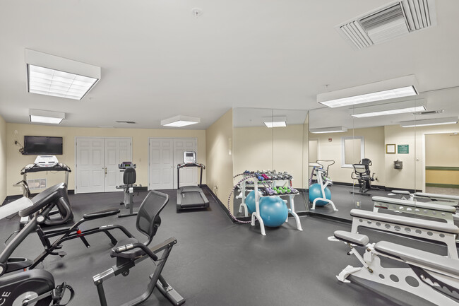 Sala de fitness - Spring Ridge Senior 62+ Apartments