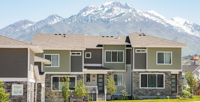 Unobstructed views of Lone Peak & Wasatch Mountains from front room, kitchen, & master bedroom - 15465 South Capri Heights Ln