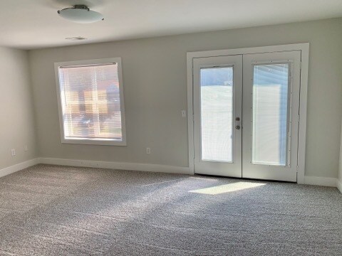 Living room with a Balcony View - 540 N 2nd St