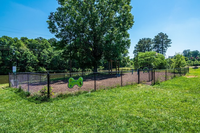 Let your furry friend run around the fenced in Bark Park at Main Street Square - Main Street Square