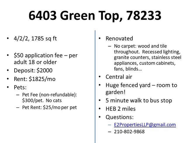 Building Photo - 6403 Green Top Dr