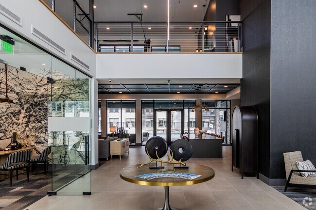 1,000 SF Lobby - 19th & Graf Apartments