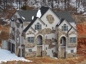 Indian Ridge partially completed home on property - 10054 E State Highway 76