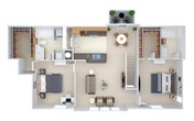 2 BED, 2 BATH W GARAGE (erv2)