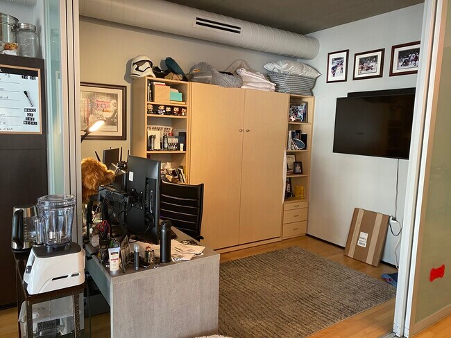 Bedroom/Office - Murphy Bed Closed - 1410 NW Kearney