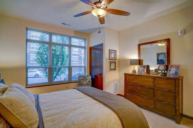 1BD Madison- Bedroom - The Addison