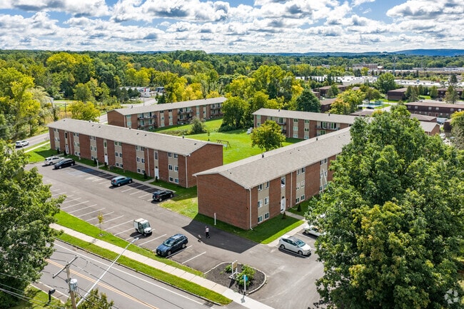 Aerial - Lansing Grove Apartments