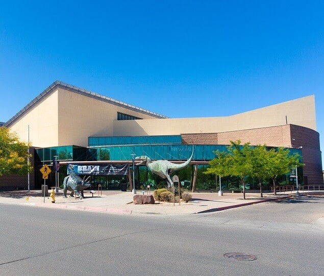 The New Mexico Museum of Natural History and Science features everything from dinosaurs to computers