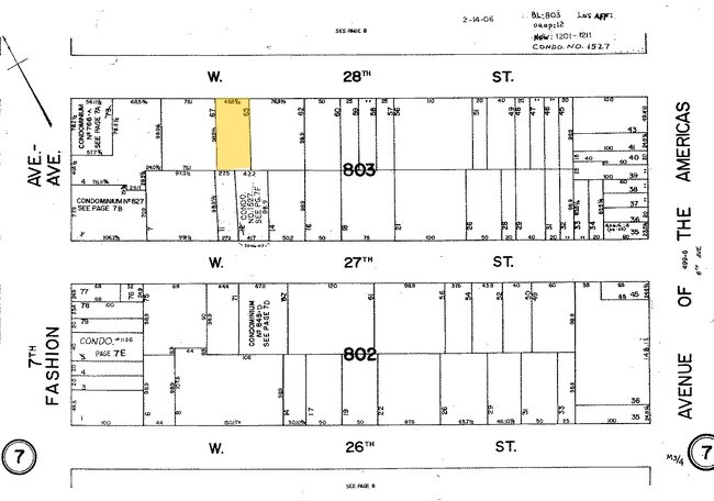 Plat Map - 146-148 W 28th St