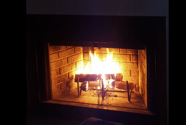 Chimenea real en el tercer piso - 629 North Bodine Street