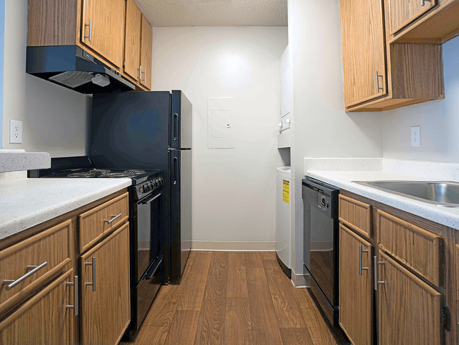 Double-Galley Kitchen Layouts - Beacon Hill Apartments