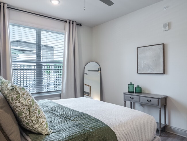 The Sabine: 2BR, 2BA- Secondary Bedroom - The Flats at Ransley