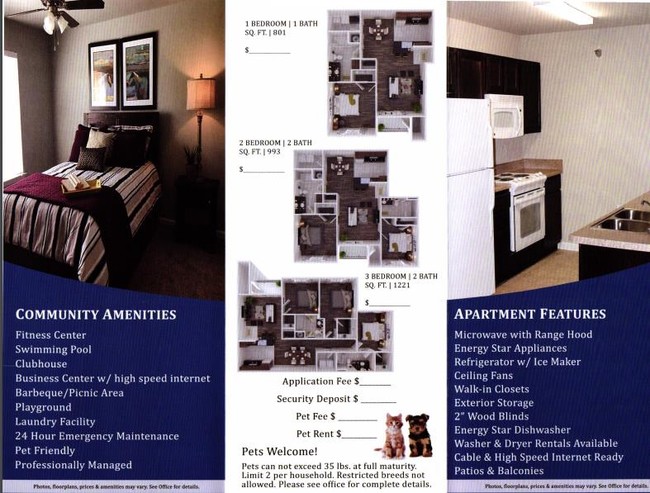 Brochure Info - Valley Estates of Mountain Home