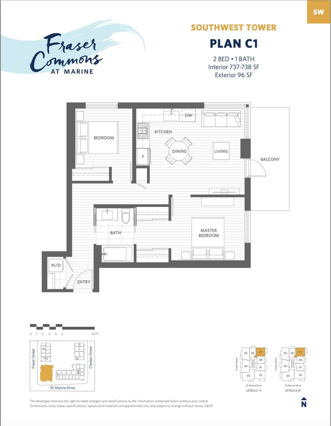 Floorplan - Fraser Commons