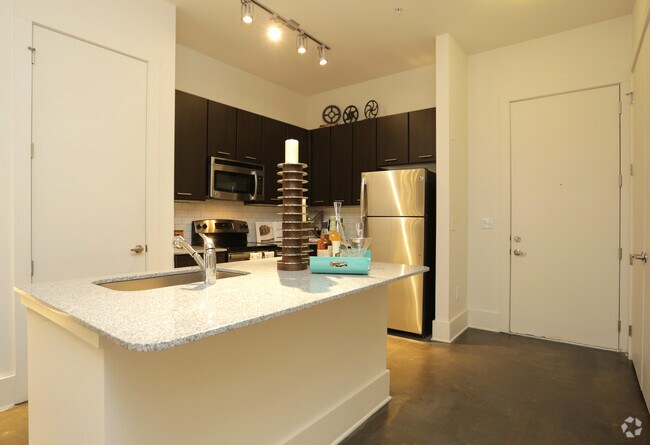 cocina 1HAB, 1BA - 818 ft² - Collier Trailside