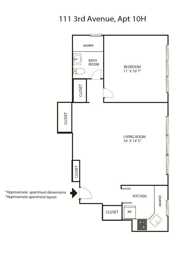 111 3rd Ave Unit 10H, New York, NY 10003 Apartment for Rent in New