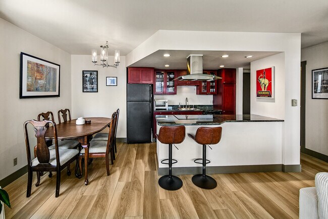 Kitchen, Bar and Dining Area - 2201 3rd Ave