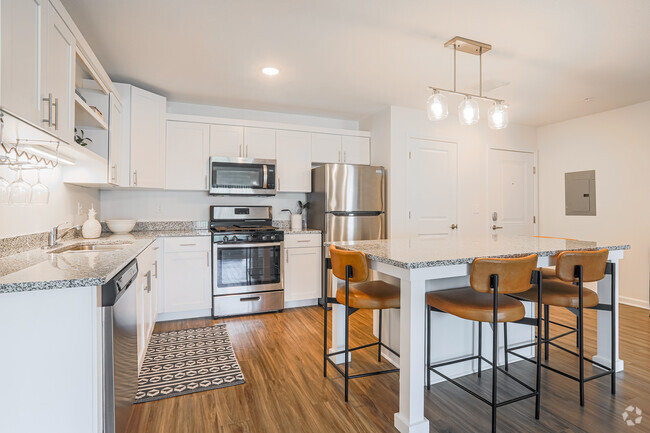 2 BR, 2 BA Deluxe - Kitchen - The Arcadian Apartments