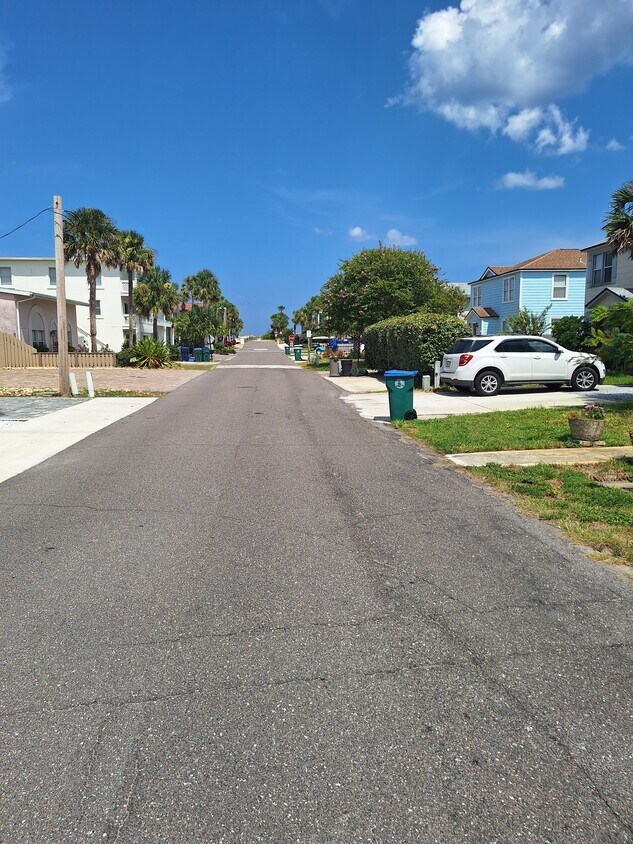View of Cherry St to Neptune Beach access - 224 Cherry St