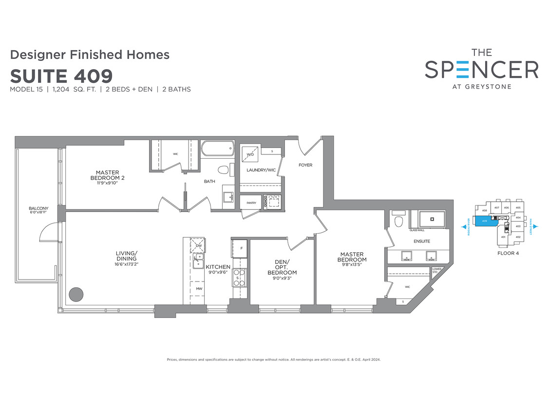 Primary Photo - Suite 409 - The Spencer At Greystone